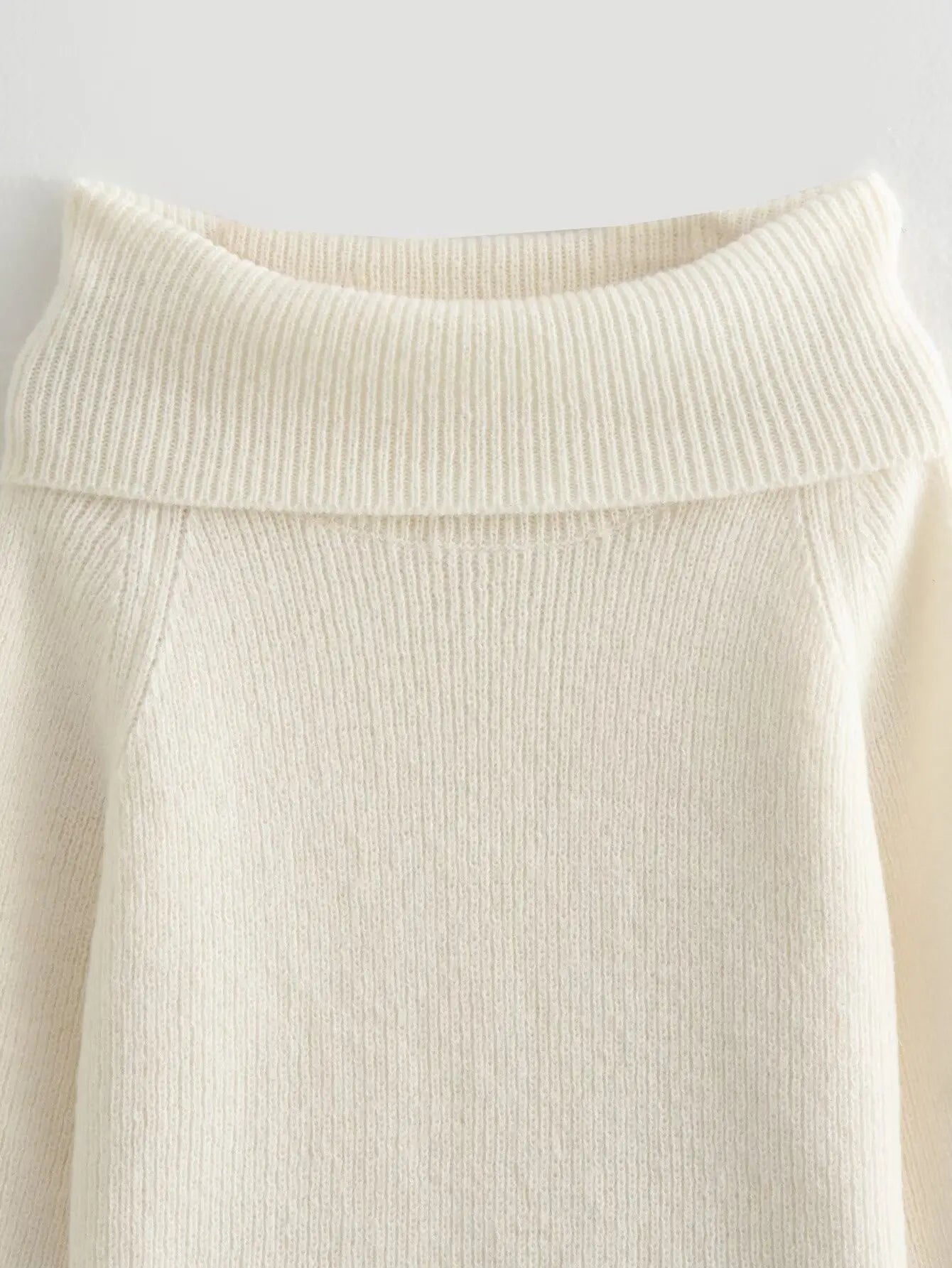 Off shoulder sweater